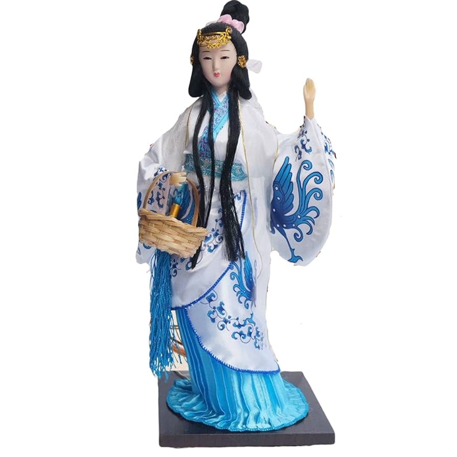 Amazon.co.jp: 中国人形テーブル装飾古代四美人形彫刻東方アジア